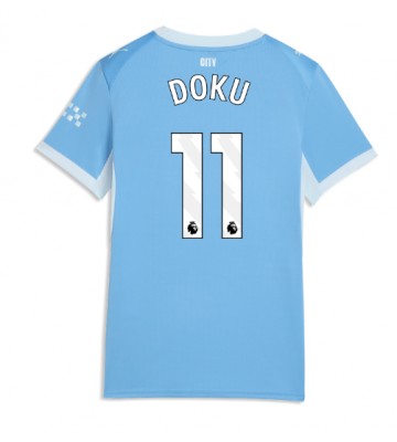 Manchester City Jeremy Doku #11 Replika Hemmatröja Damer 2026-27 Kortärmad